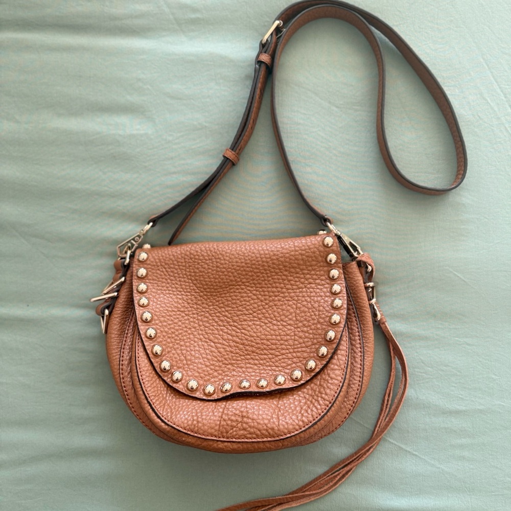 Rebecca Minkoff Tan Studded Crossbody Bag